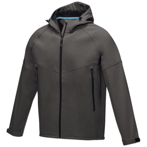 Softshell recyclé promotionnel homme Coltan Gris storm